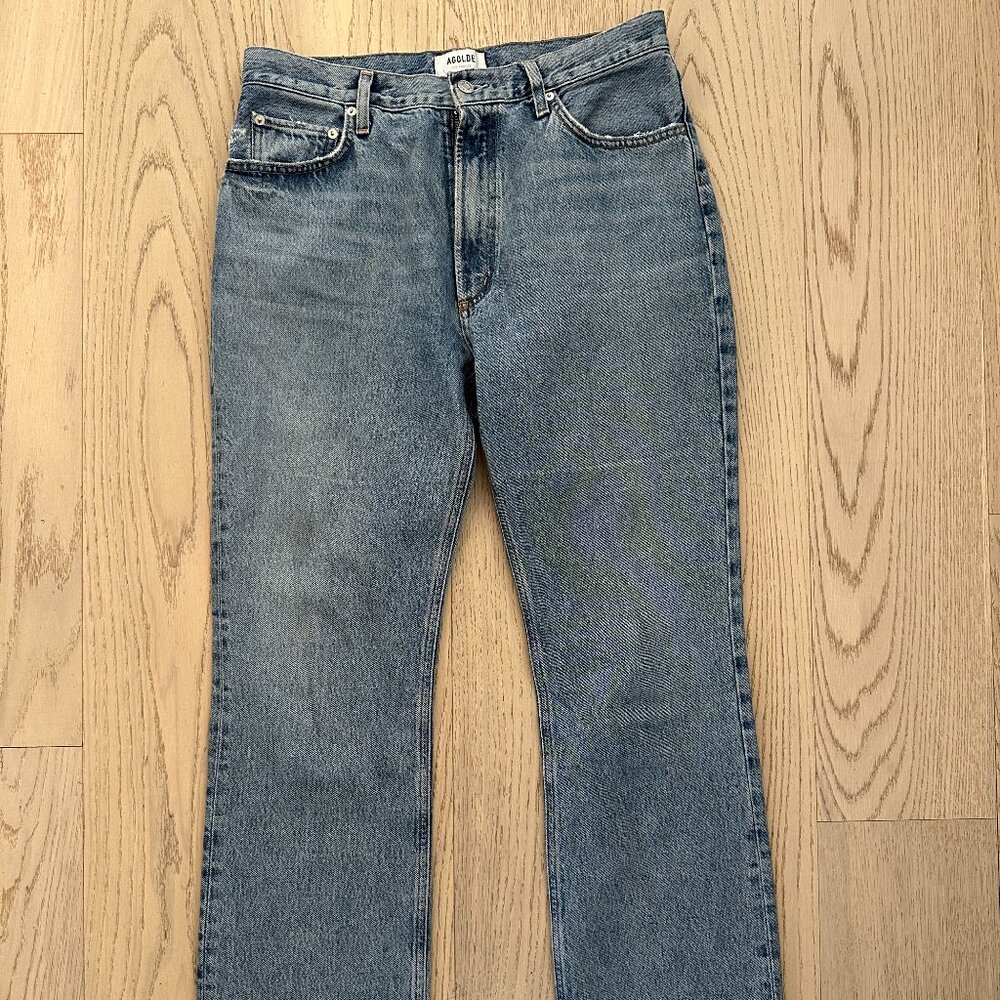 Agolde Cropped Straight Jeans Women's 30 - Excellent Used Condition